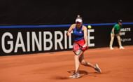 Marketa Vondrousova at the 2023 Billie Jean King Cup.